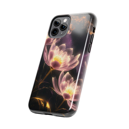 Night Lotus Glow - Tough Phone Cases