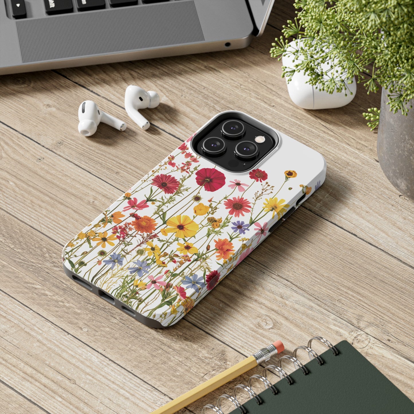 Row of Blooms - Tough Phone Cases