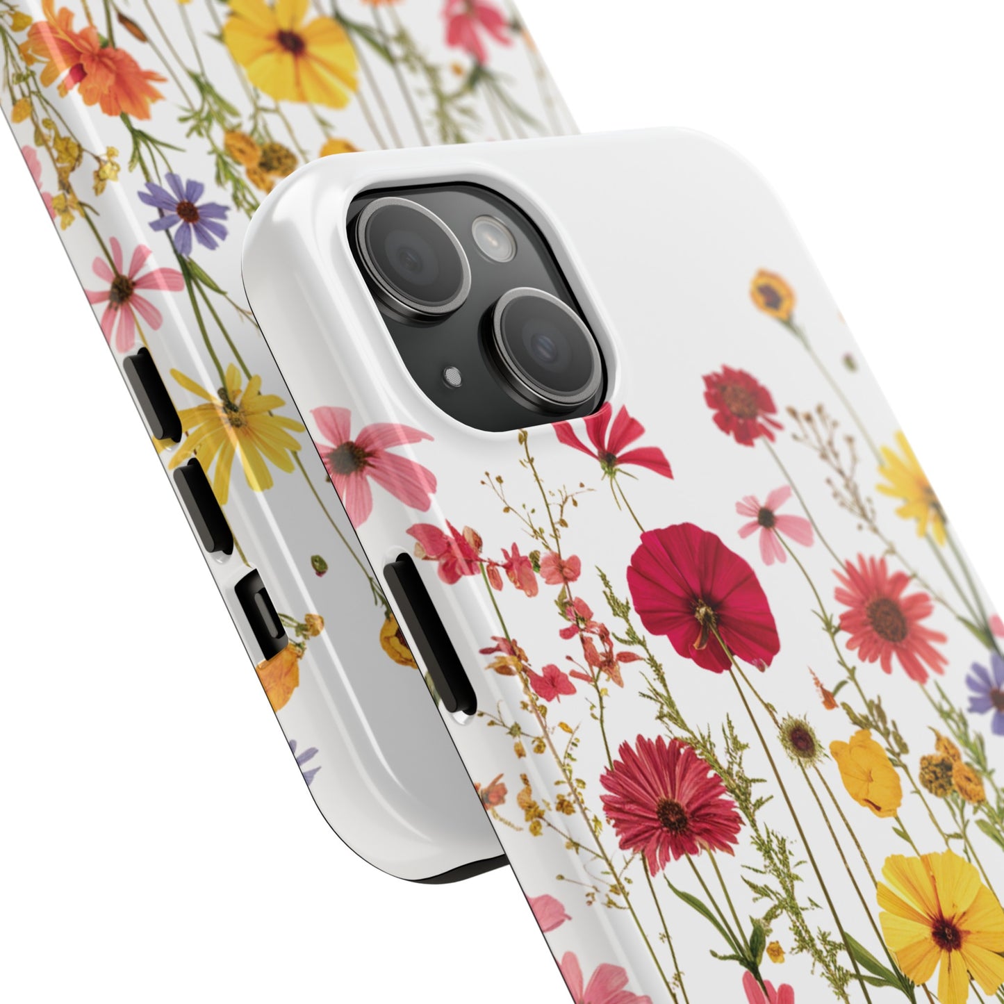 Row of Blooms - Tough Phone Cases