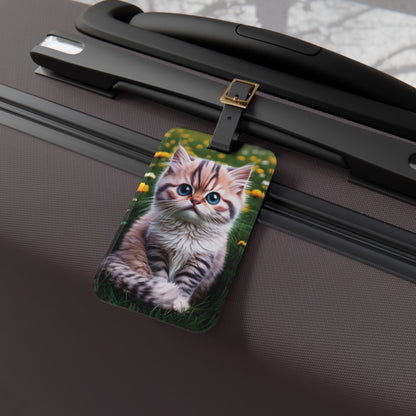 Staring Back at Me (Cat Version) - Luggage Tag