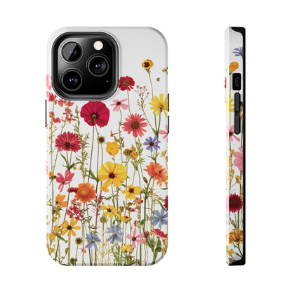 Row of Blooms - Tough Phone Cases