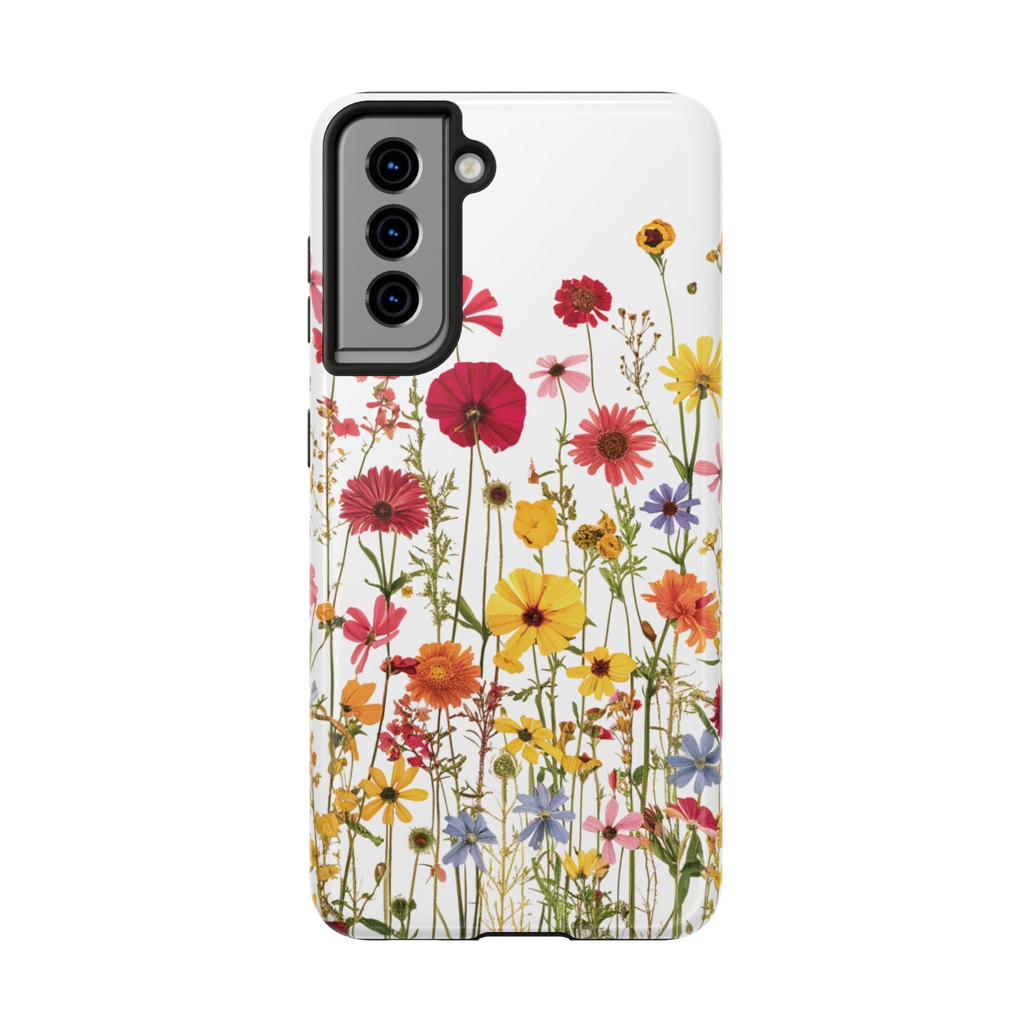 Row of Blooms - Tough Phone Cases