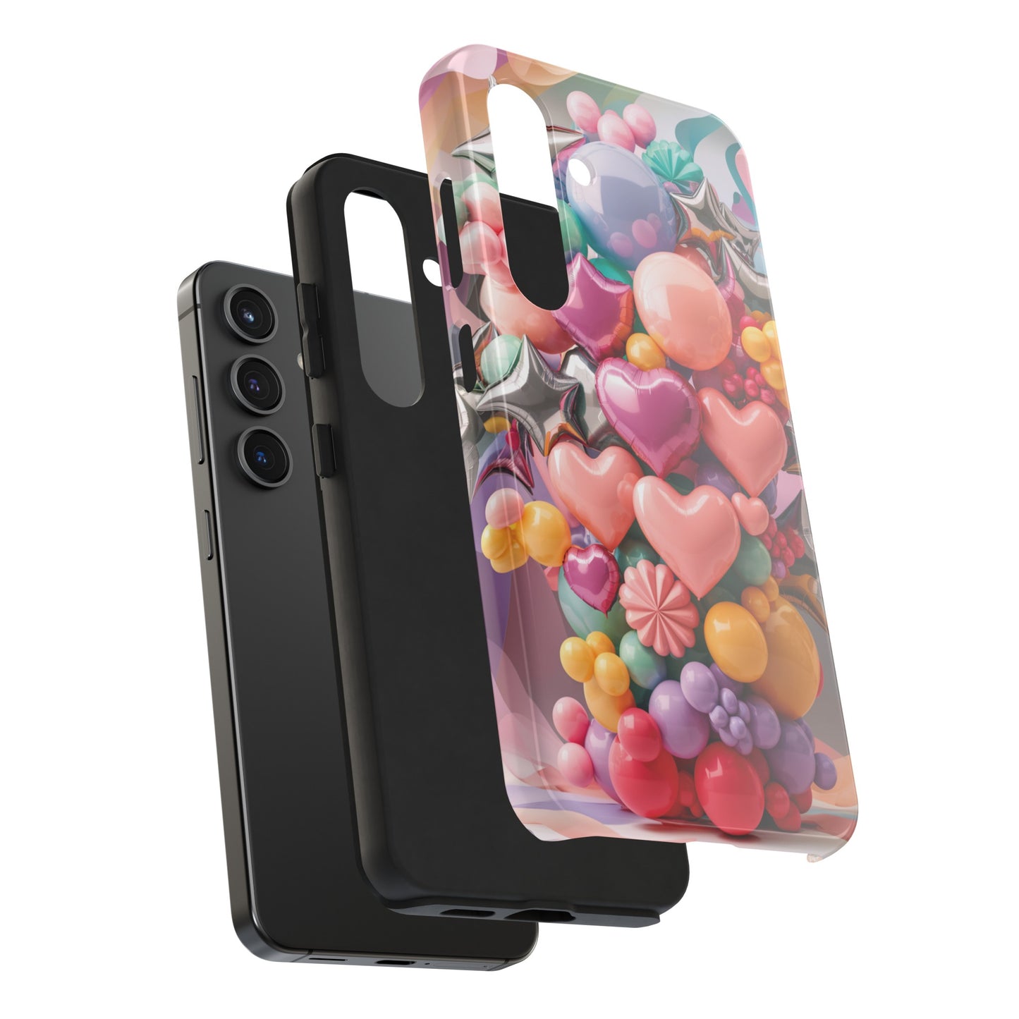 Pastel Dreams: Array of Balloons - Tough Phone Cases