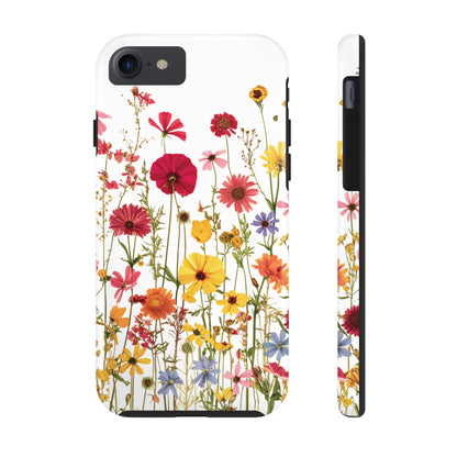 Row of Blooms - Tough Phone Cases