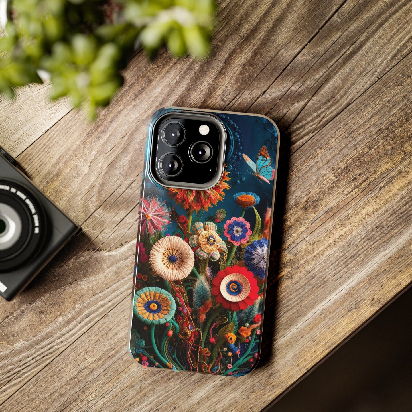 Floral Bloom: Art and Sewing Materials - Tough Phone Cases