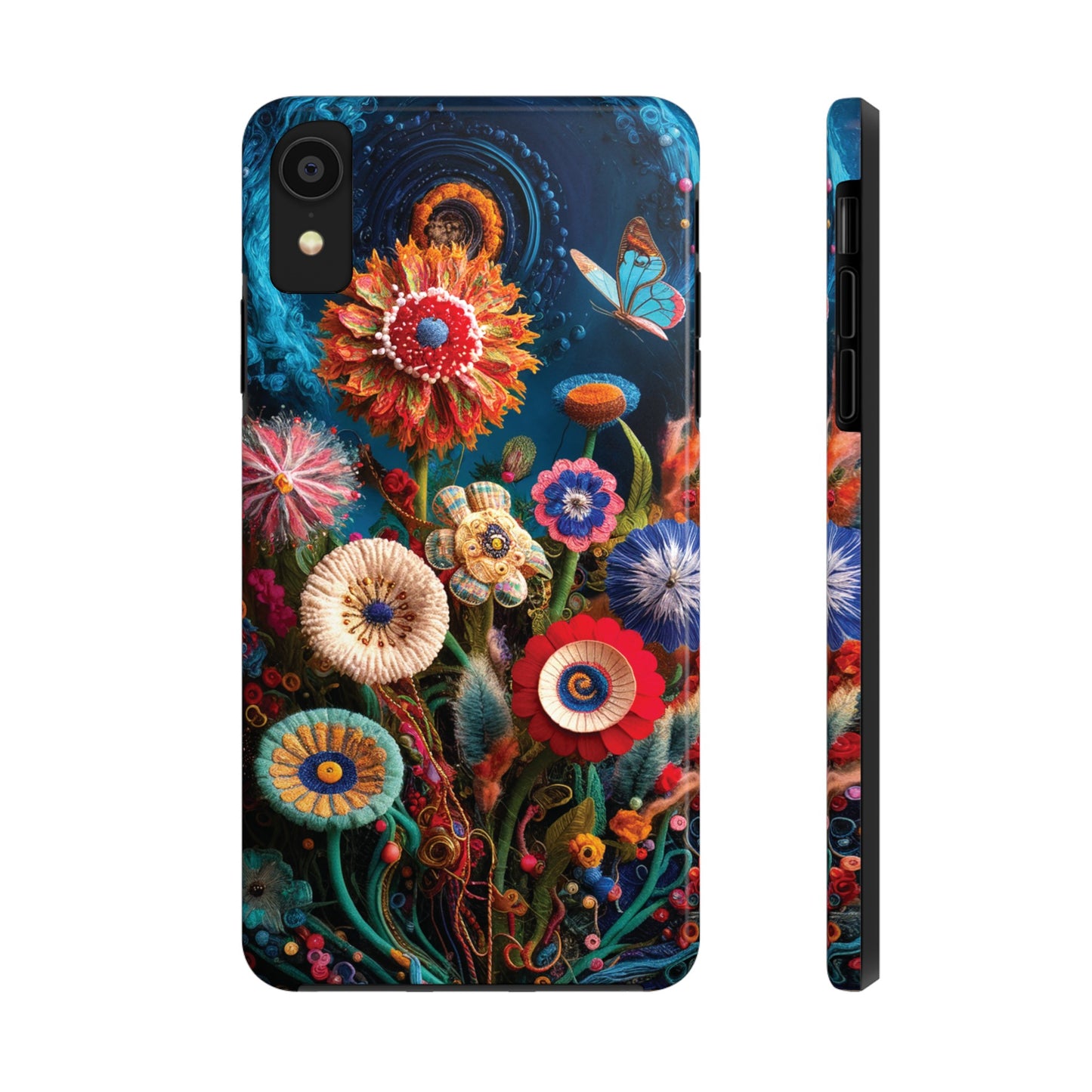 Floral Bloom: Art and Sewing Materials - Tough Phone Cases