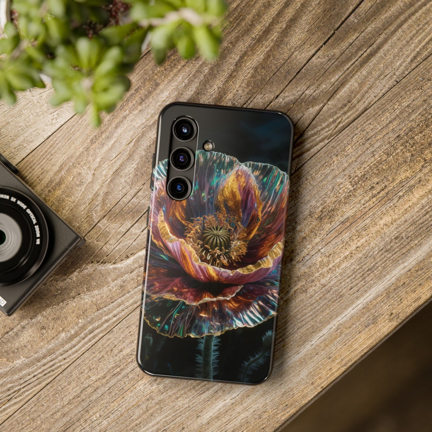 Ethereal Poppy Glow - Tough Phone Cases