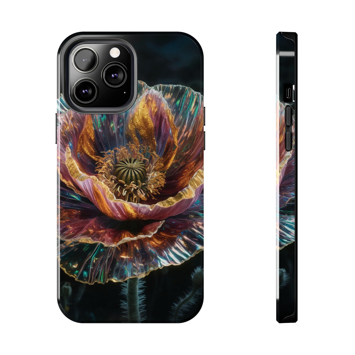 Ethereal Poppy Glow - Tough Phone Cases