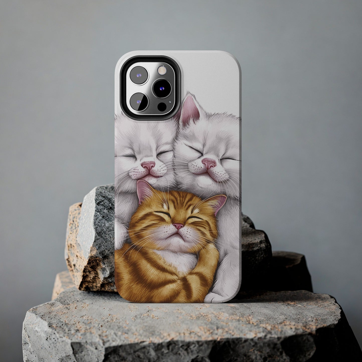 Cat Nap Trio - Tough Phone Cases