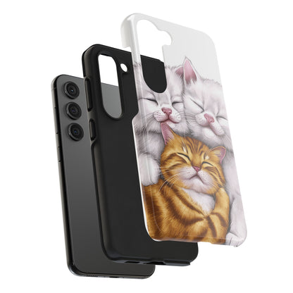 Cat Nap Trio - Tough Phone Cases