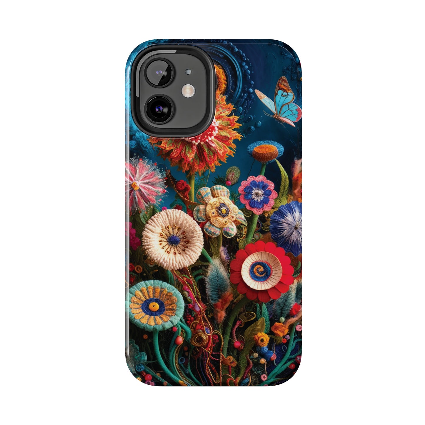 Floral Bloom: Art and Sewing Materials - Tough Phone Cases