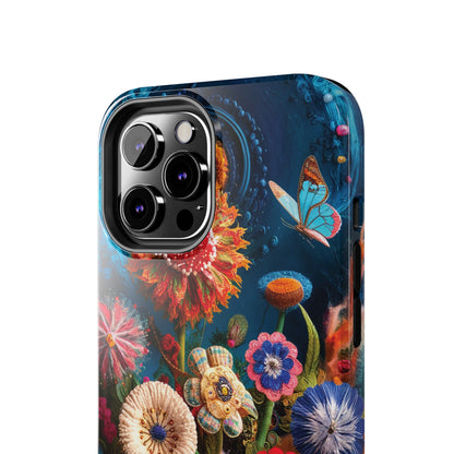 Floral Bloom: Art and Sewing Materials - Tough Phone Cases