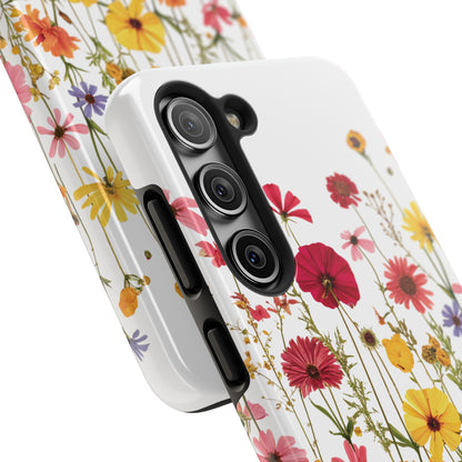 Row of Blooms - Tough Phone Cases