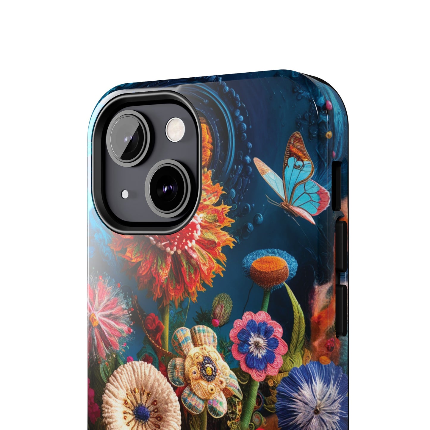 Floral Bloom: Art and Sewing Materials - Tough Phone Cases