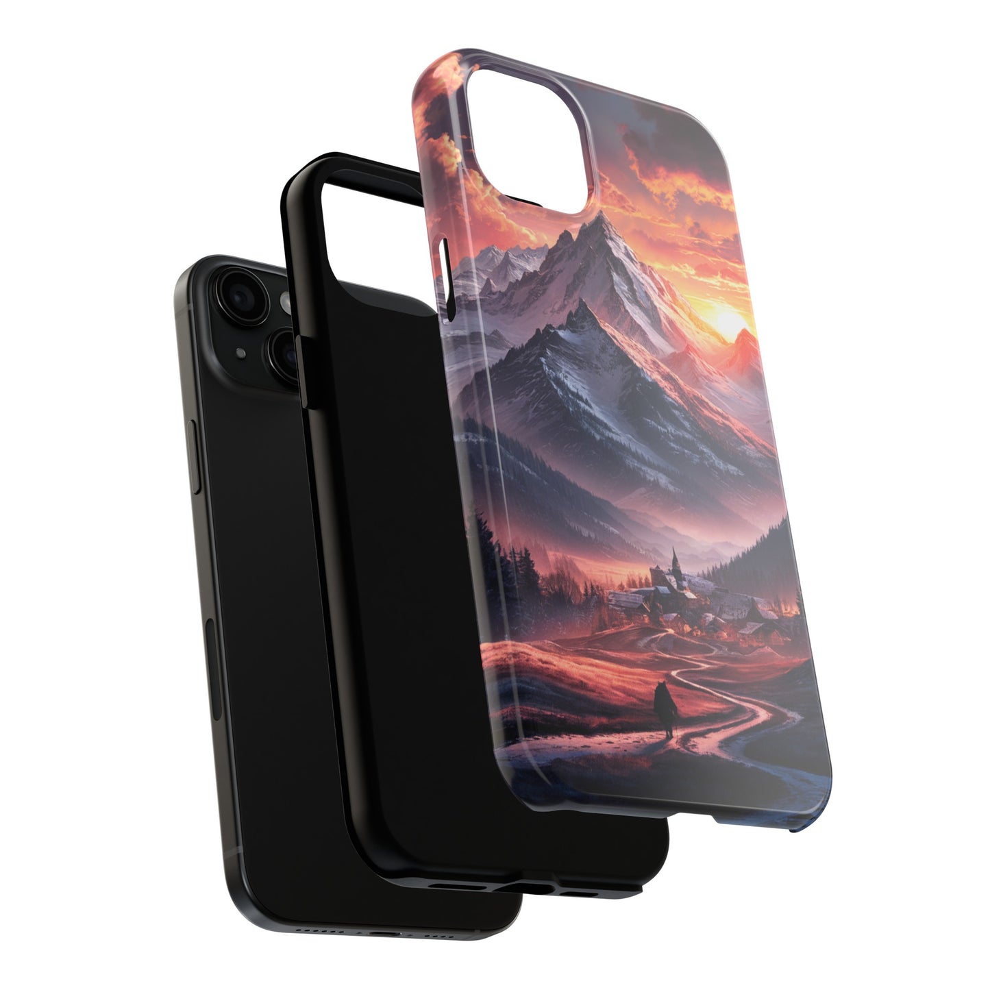 Vistas of Mountains - Tough Phone Cases