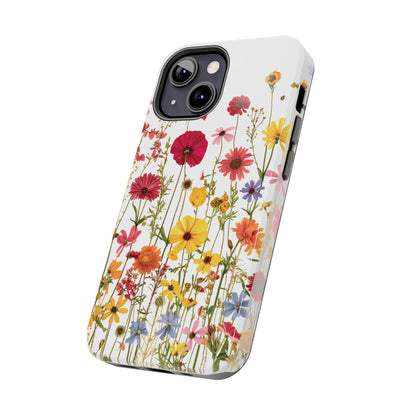 Row of Blooms - Tough Phone Cases