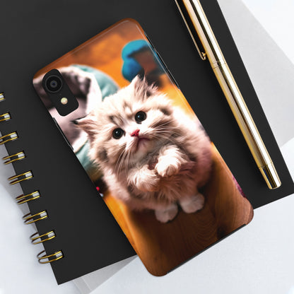 Purrfect Plea - Tough Phone Cases