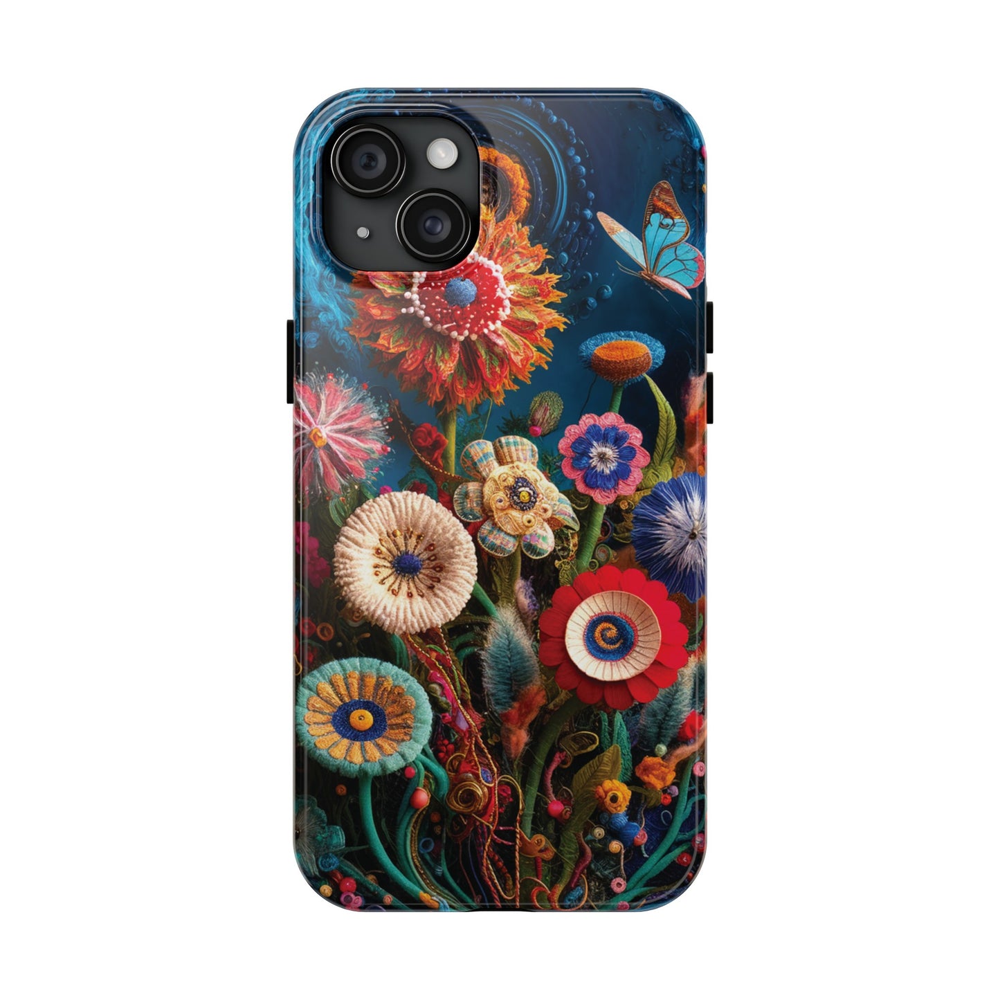 Floral Bloom: Art and Sewing Materials - Tough Phone Cases