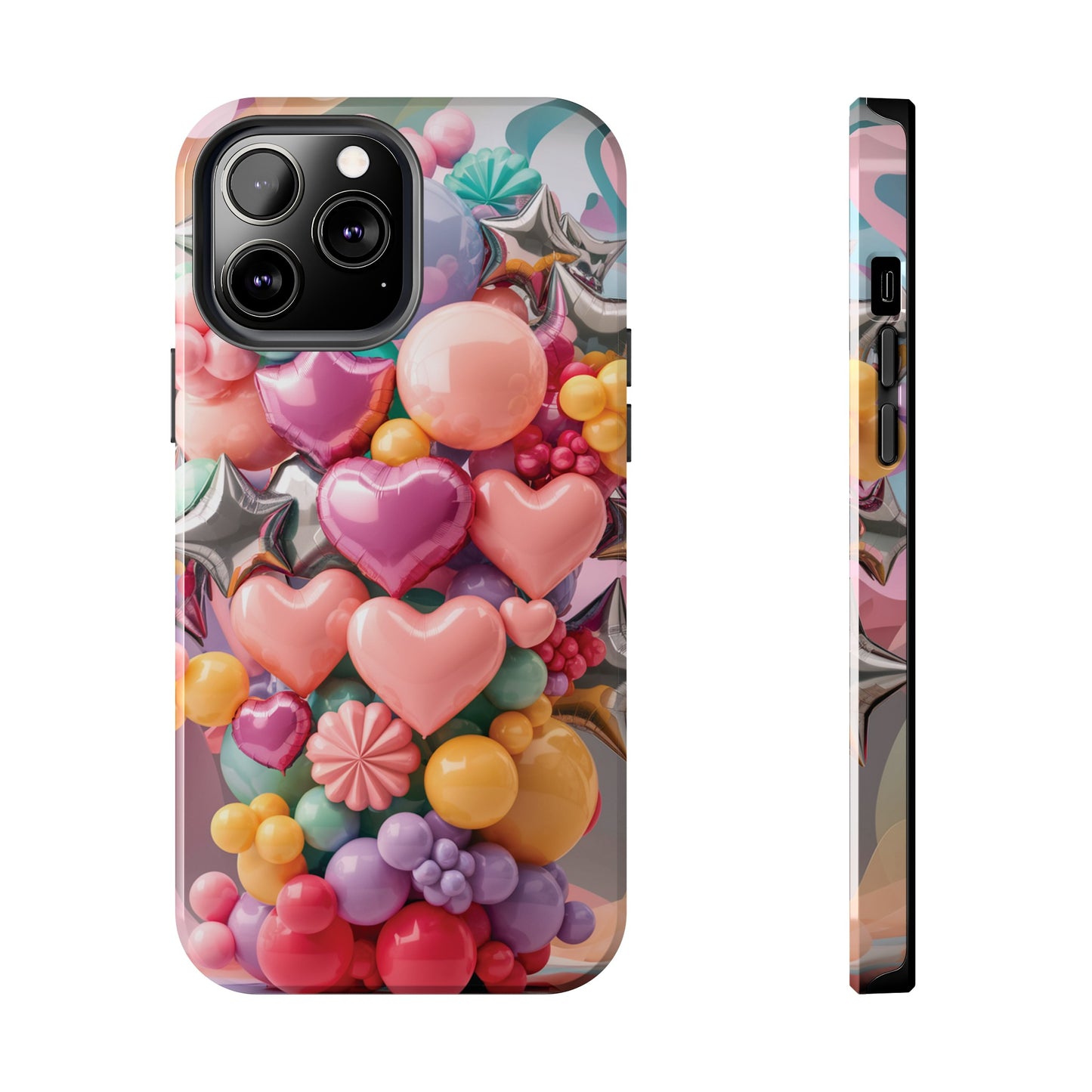 Pastel Dreams: Array of Balloons - Tough Phone Cases