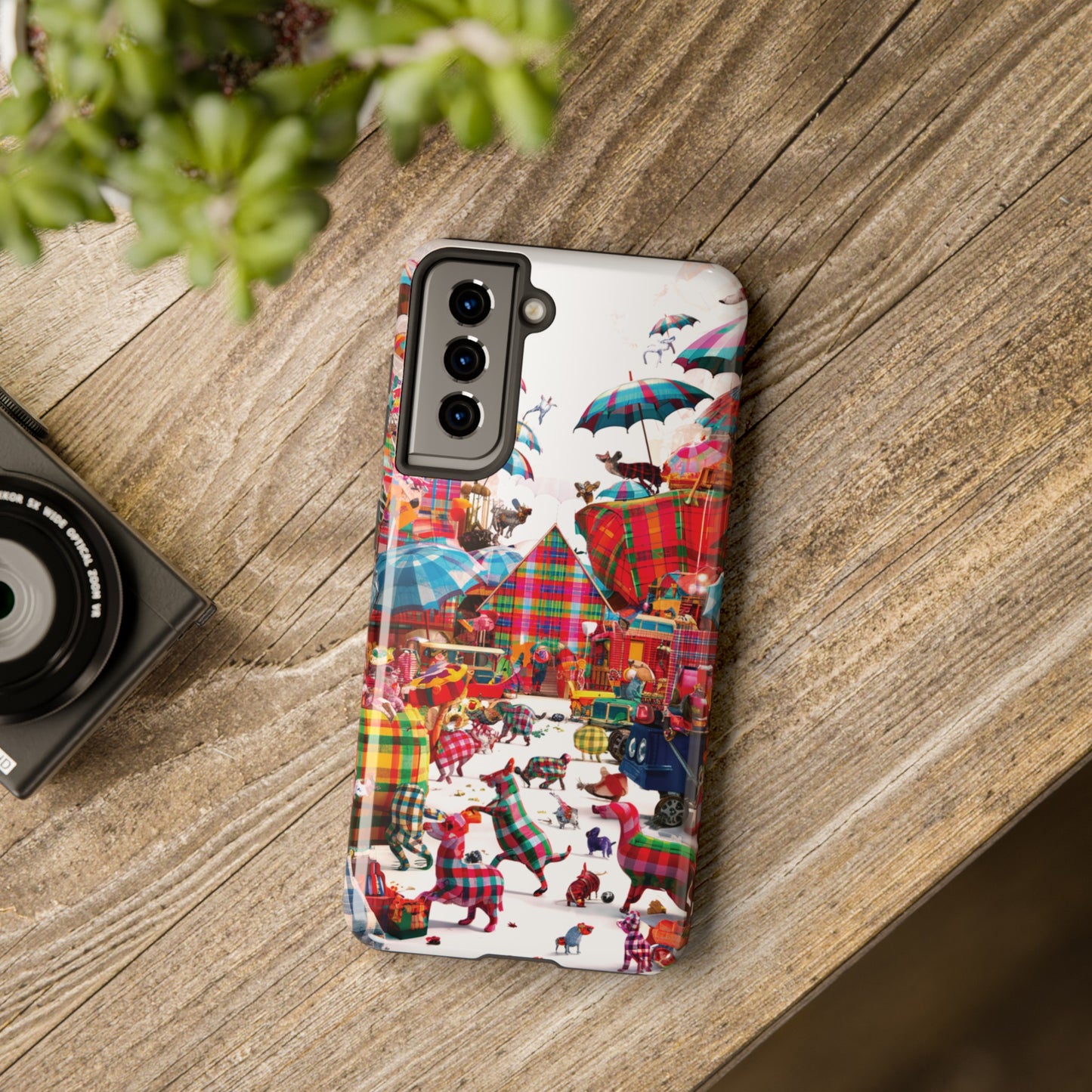 Plaid Oddities - Tough Phone Cases