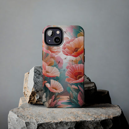 Whimsical Wings and Petal Whispers - Tough Phone Cases