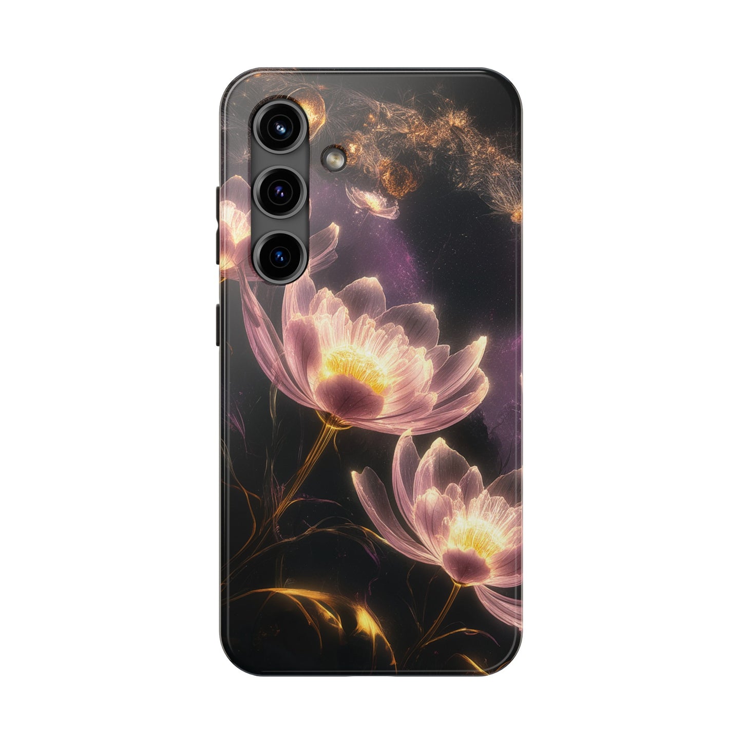 Night Lotus Glow - Tough Phone Cases