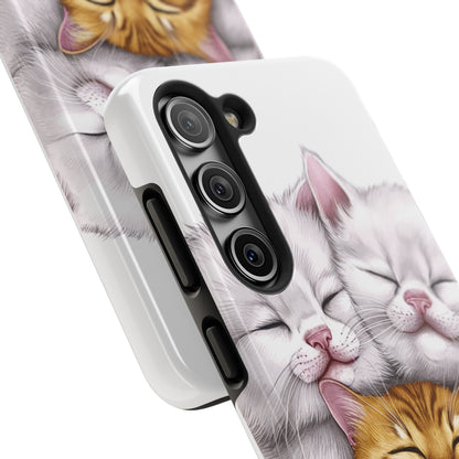 Cat Nap Trio - Tough Phone Cases