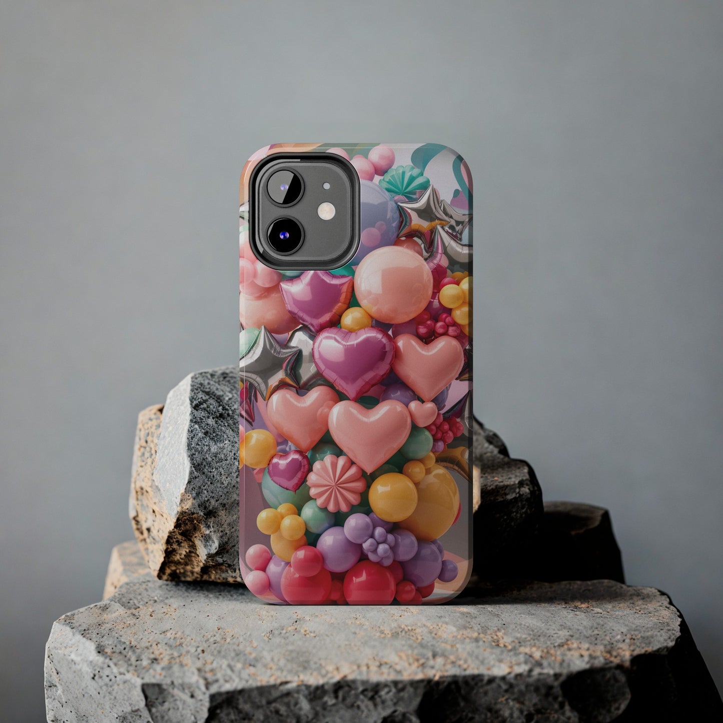 Pastel Dreams: Array of Balloons - Tough Phone Cases