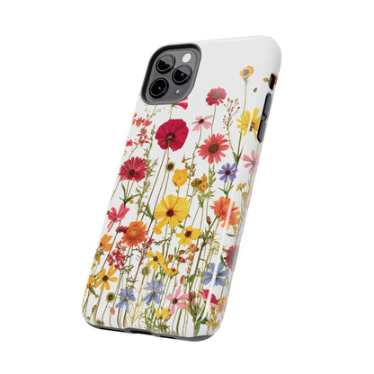 Row of Blooms - Tough Phone Cases