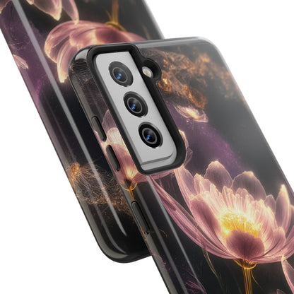 Night Lotus Glow - Tough Phone Cases