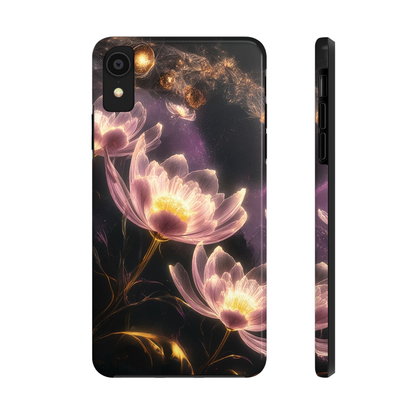 Night Lotus Glow - Tough Phone Cases