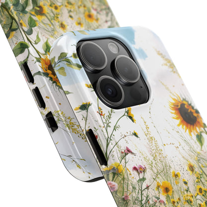 Skyward Sunflower - Tough Phone Cases