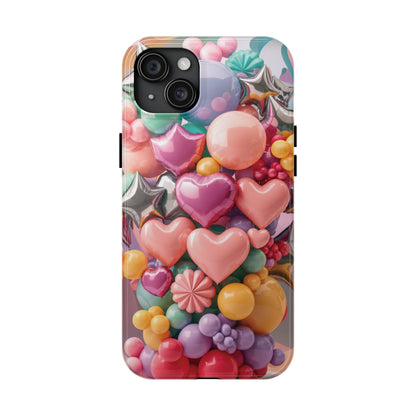 Pastel Dreams: Array of Balloons - Tough Phone Cases