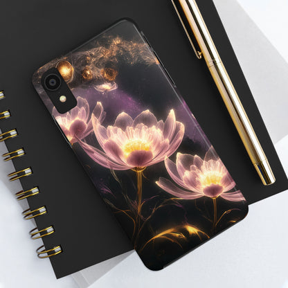 Night Lotus Glow - Tough Phone Cases