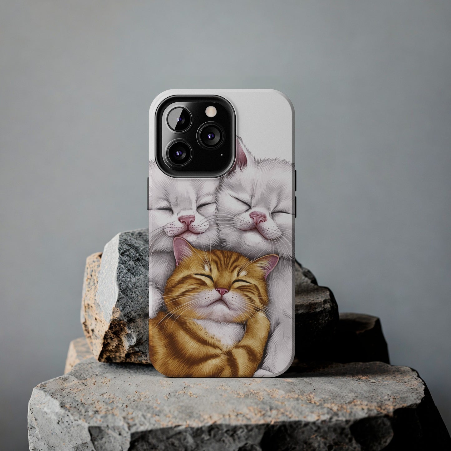 Cat Nap Trio - Tough Phone Cases