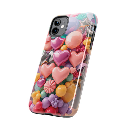 Pastel Dreams: Array of Balloons - Tough Phone Cases