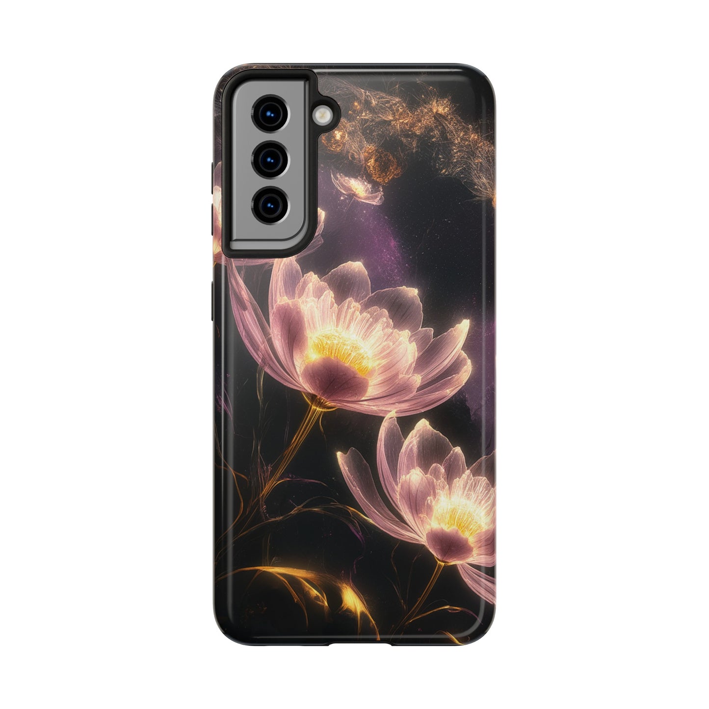 Night Lotus Glow - Tough Phone Cases