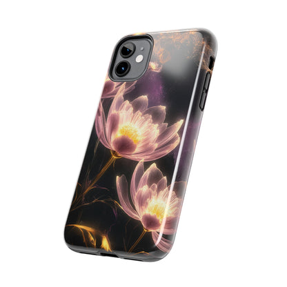 Night Lotus Glow - Tough Phone Cases