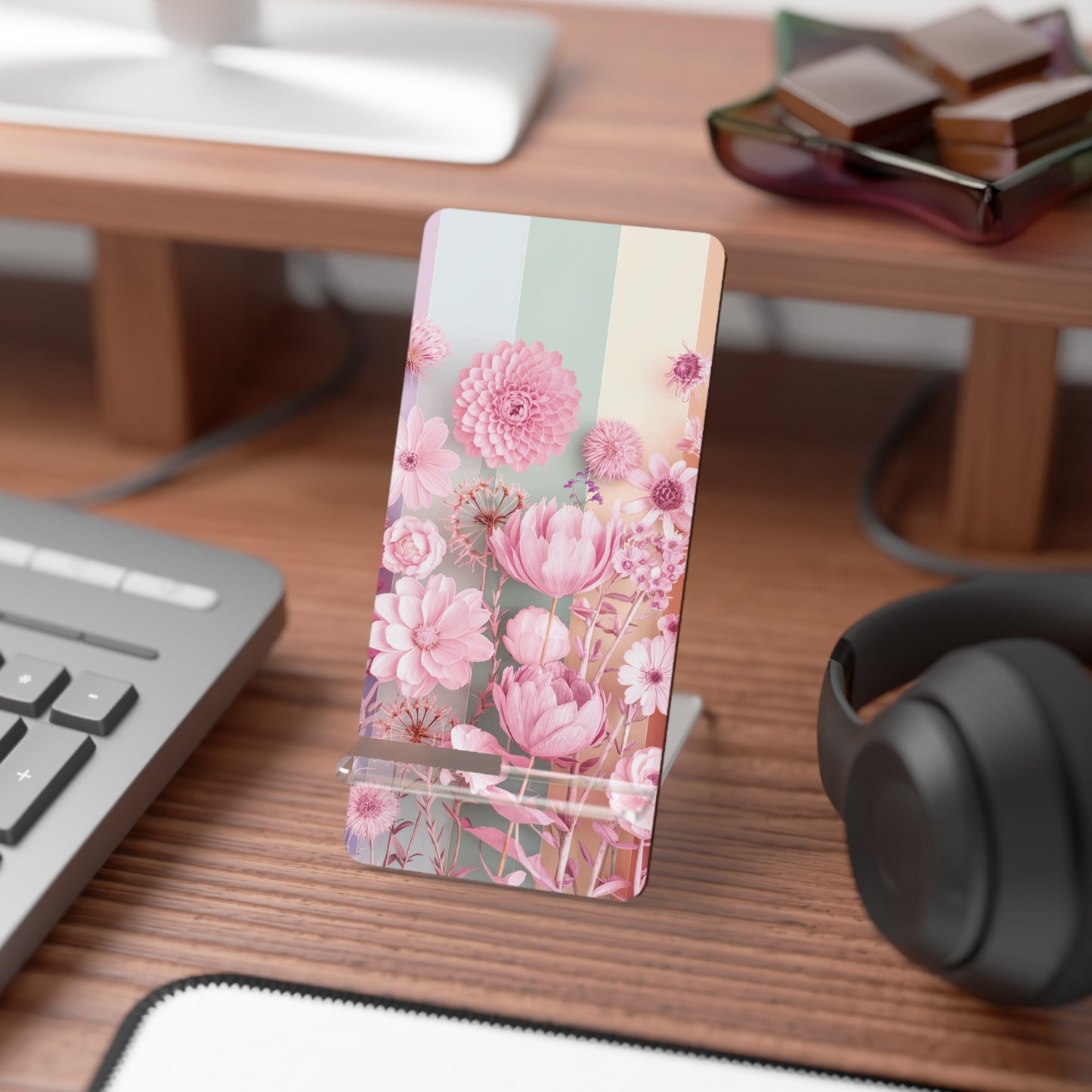 Blush Blossom Avenue - Display Stand for Smartphones