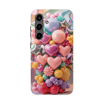 Pastel Dreams: Array of Balloons - Tough Phone Cases