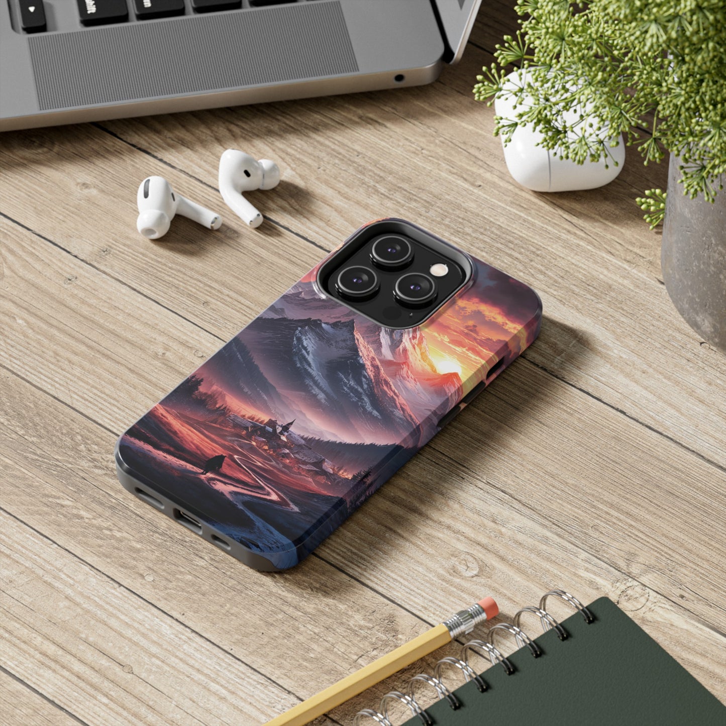 Vistas of Mountains - Tough Phone Cases