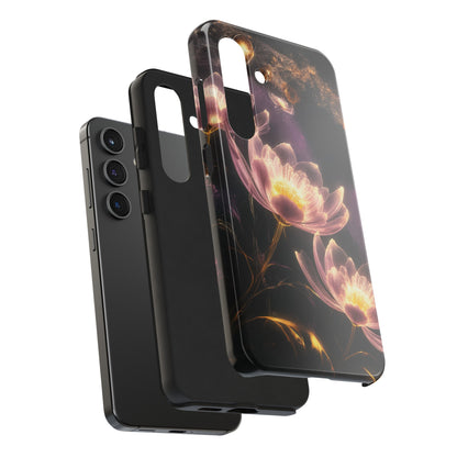 Night Lotus Glow - Tough Phone Cases