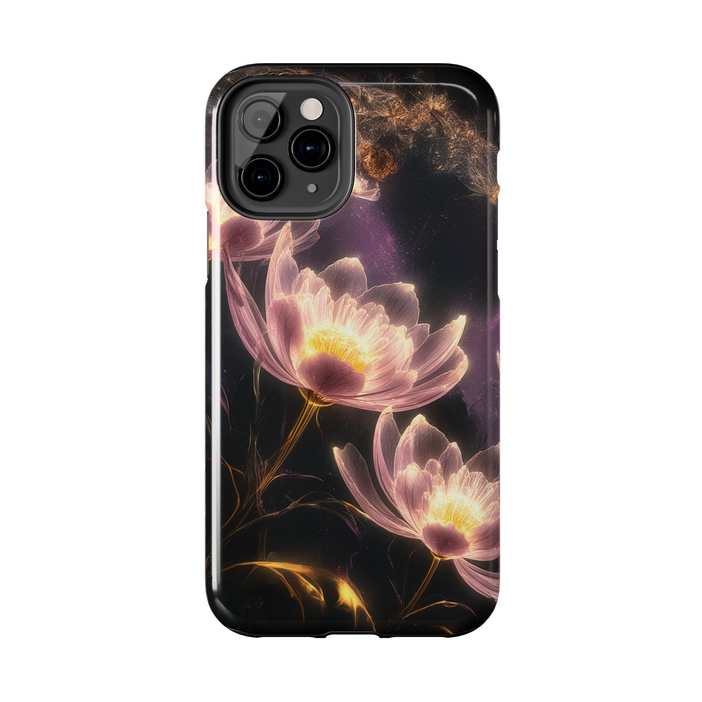 Night Lotus Glow - Tough Phone Cases