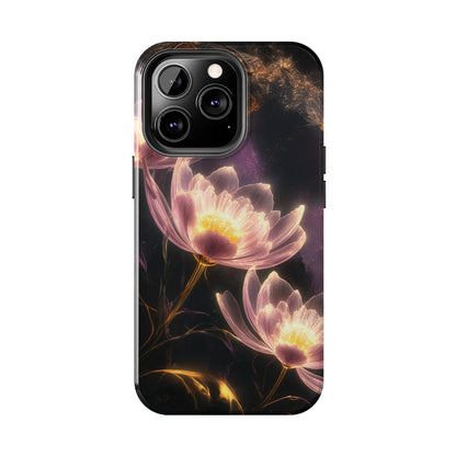 Night Lotus Glow - Tough Phone Cases