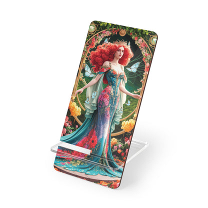 Red-Haired Nouveau Queen - Display Stand for Smartphones