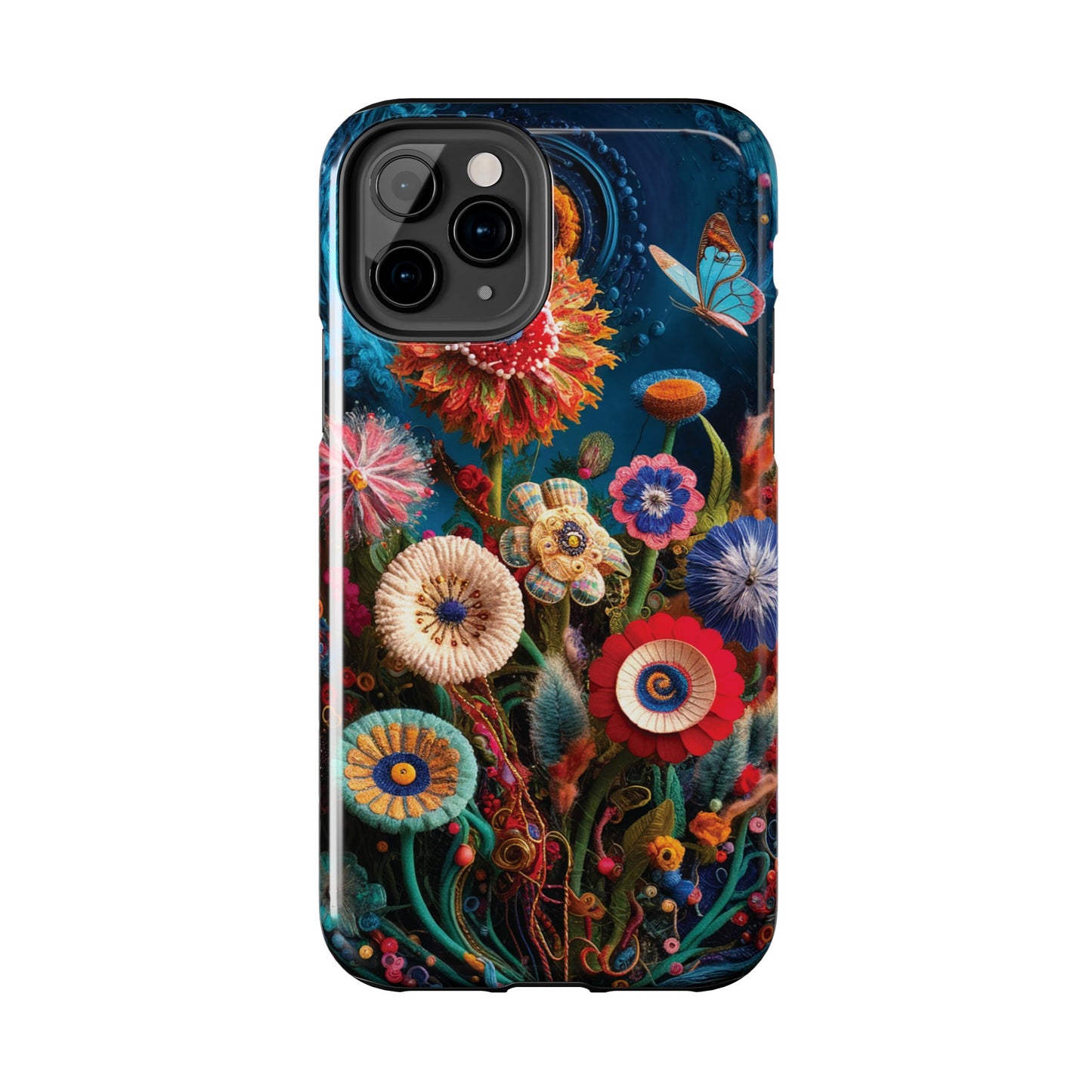 Floral Bloom: Art and Sewing Materials - Tough Phone Cases