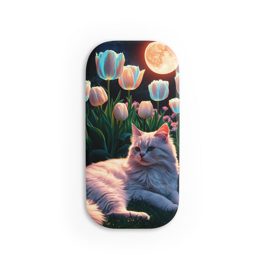 Purr-fect Night Bloom - Phone Click-On Grip