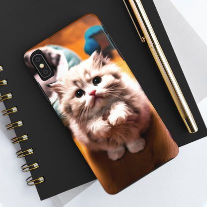 Purrfect Plea - Tough Phone Cases