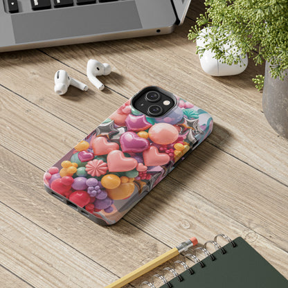 Pastel Dreams: Array of Balloons - Tough Phone Cases