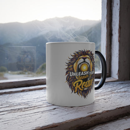 "Unleash your Inner Roar" Lion - Color Morphing Mug, 11oz